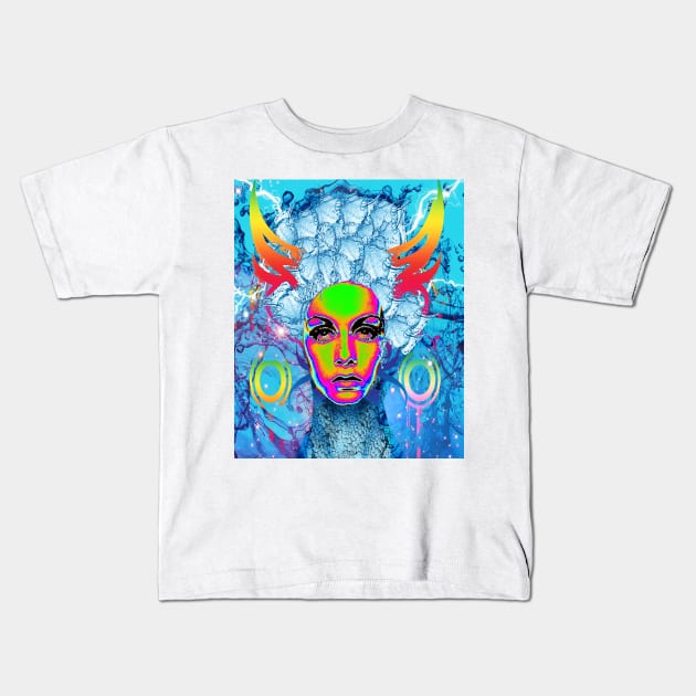 Amphitrite Kids T-Shirt by icarusismartdesigns